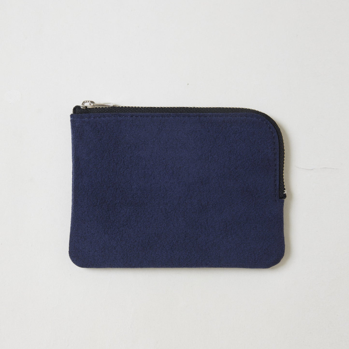 L-shaped zip pouch スモール navy