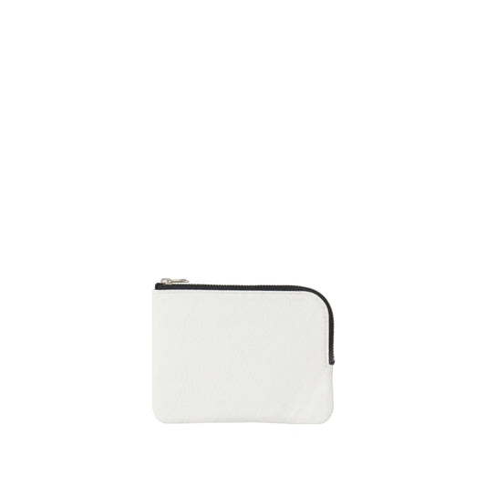 L-shaped zip pouch スモール off white