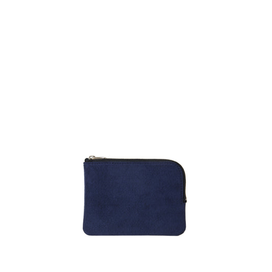 L-shaped zip pouch スモール navy