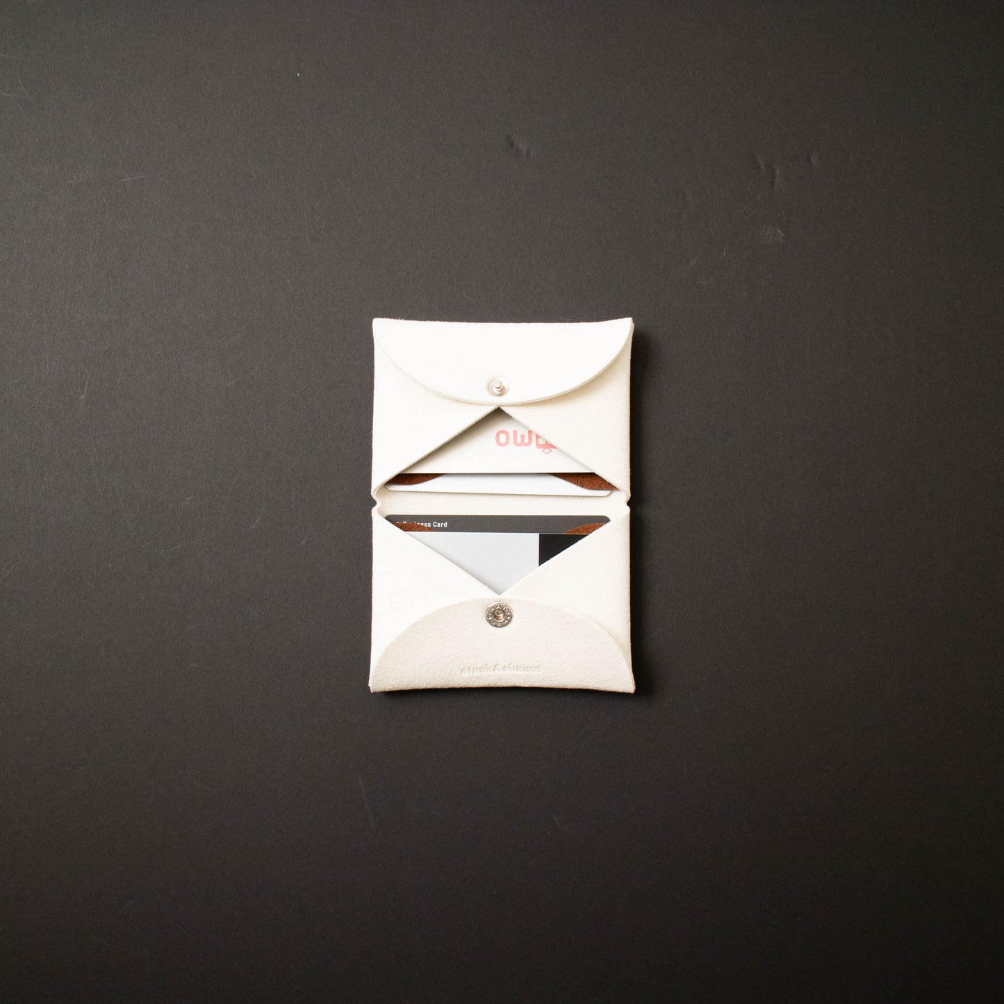 Card case off white