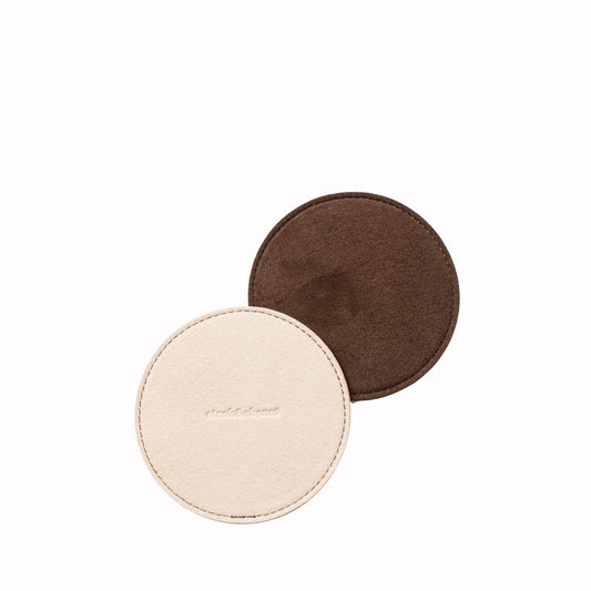 Coaster Set Beige×bottlebrown