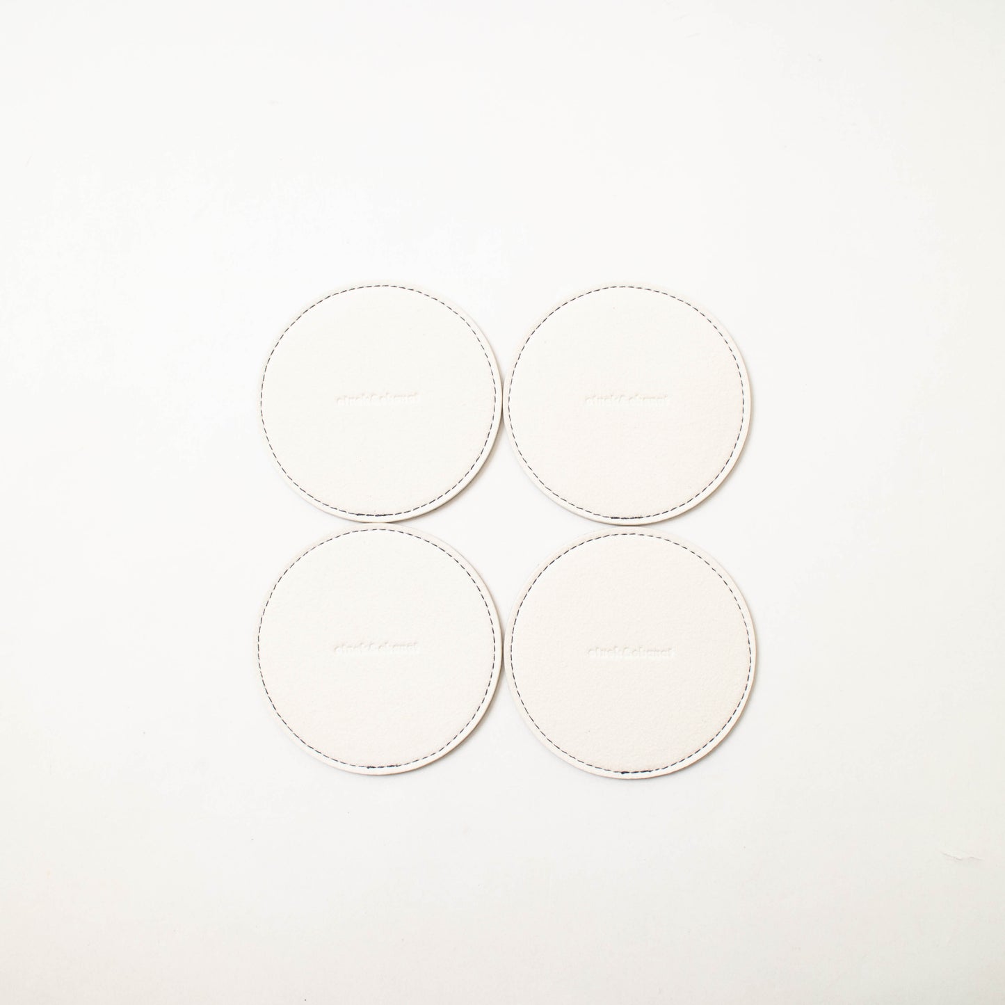 Coaster Set off white×navy