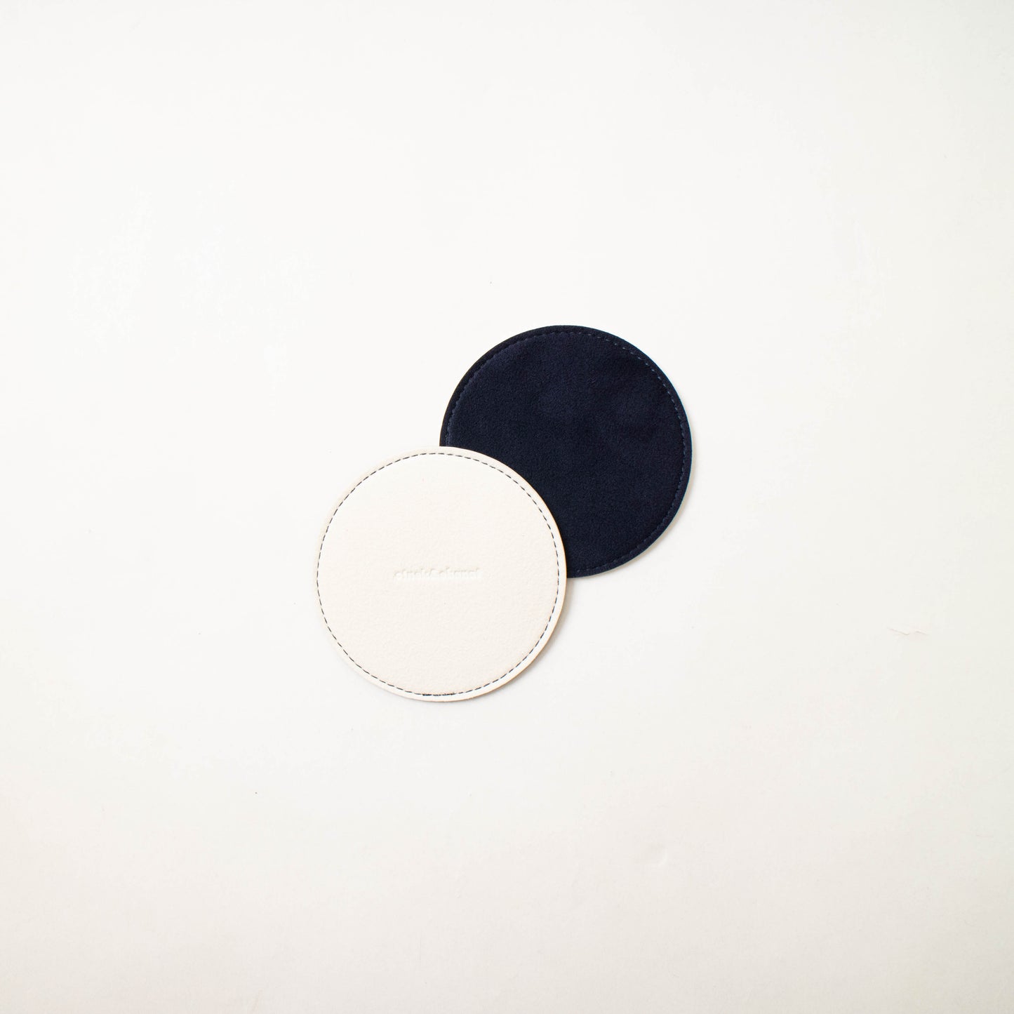Coaster Set off white×navy