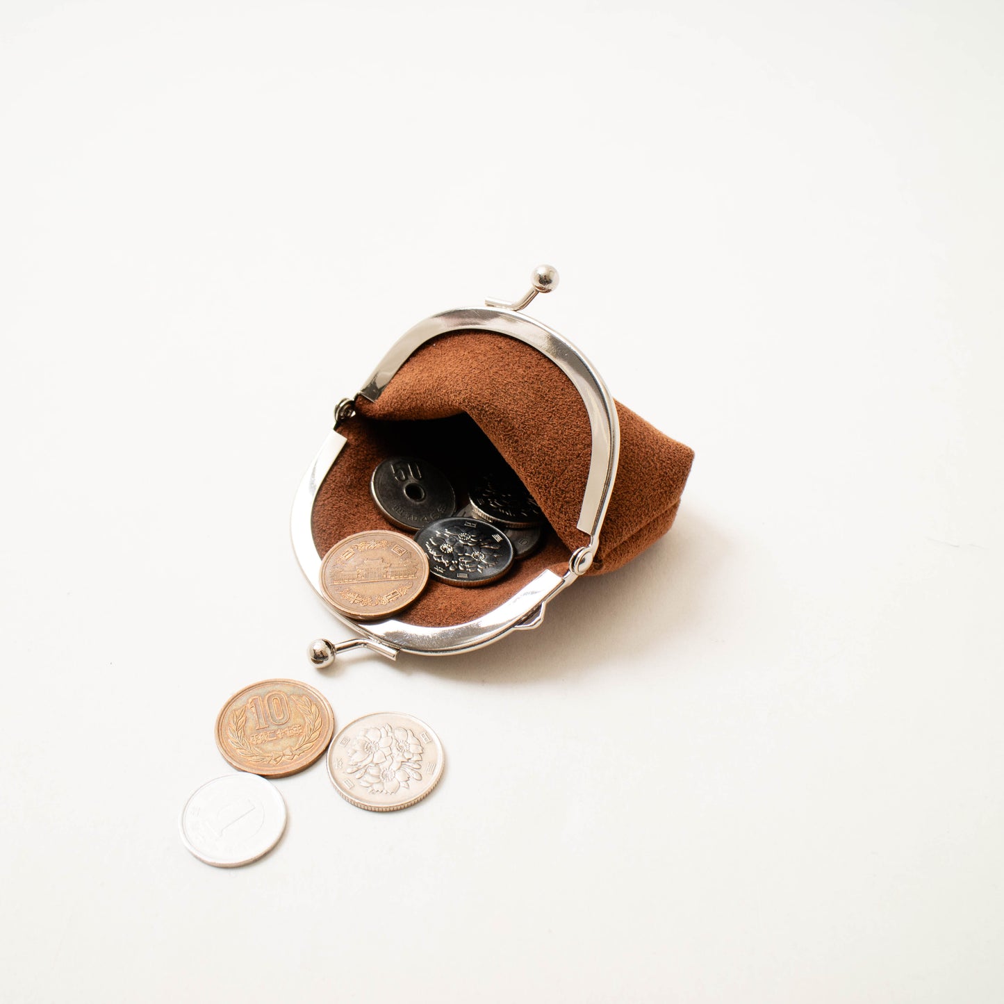 Mini Clasp Purse almond