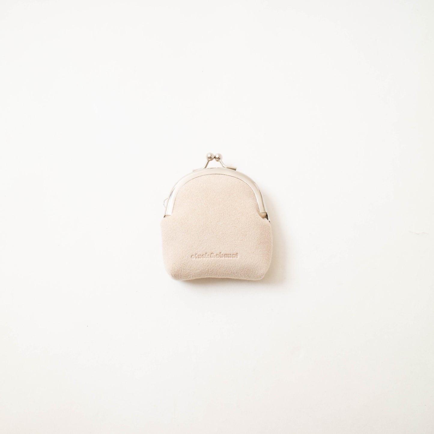 Mini Clasp Purse Beige