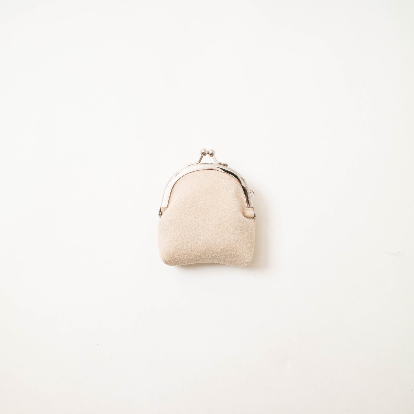 Mini Clasp Purse Beige