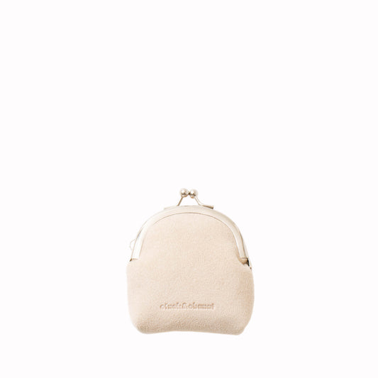 Mini Clasp Purse Beige