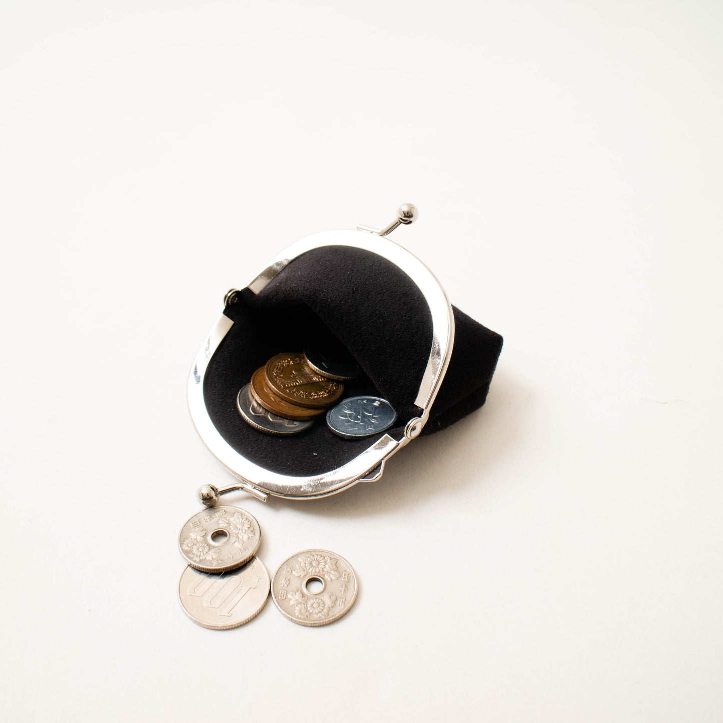Mini Clasp Purse Black