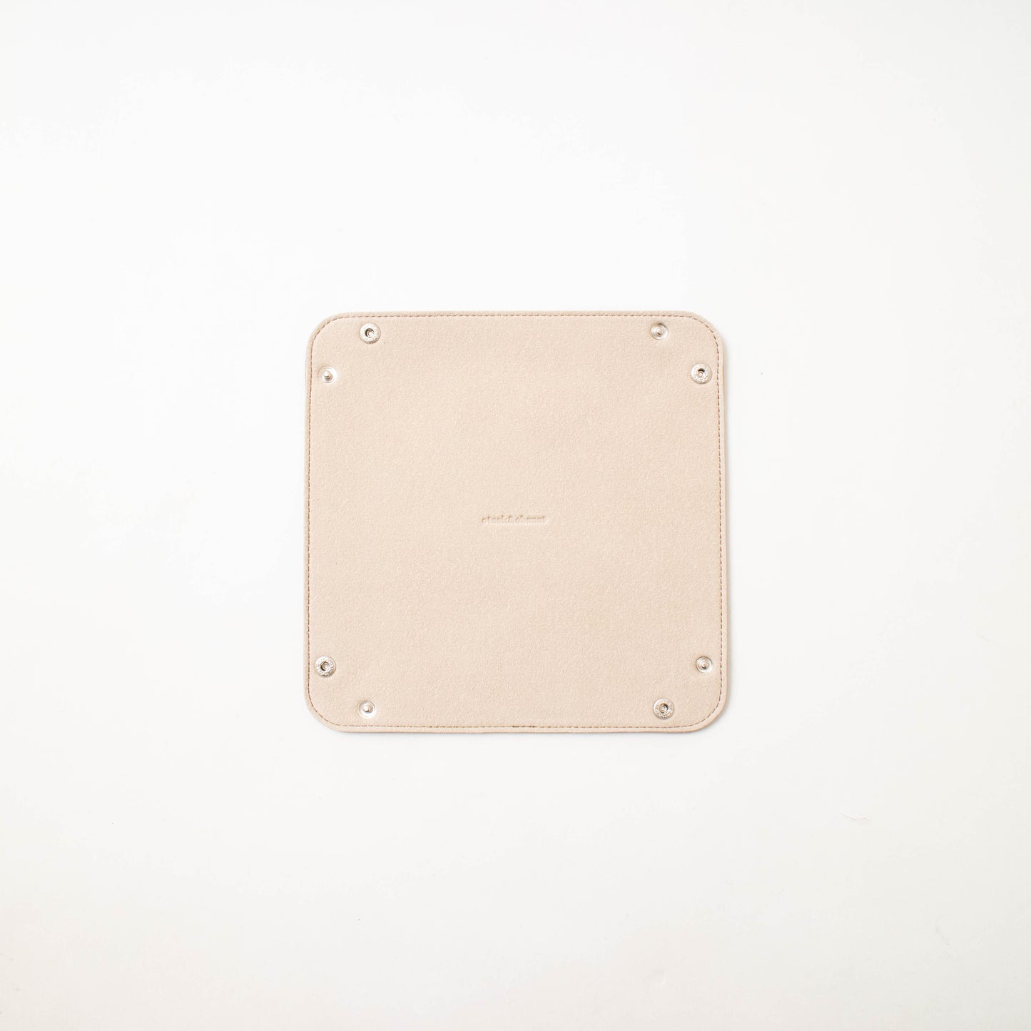 Square Tray Beige×almond
