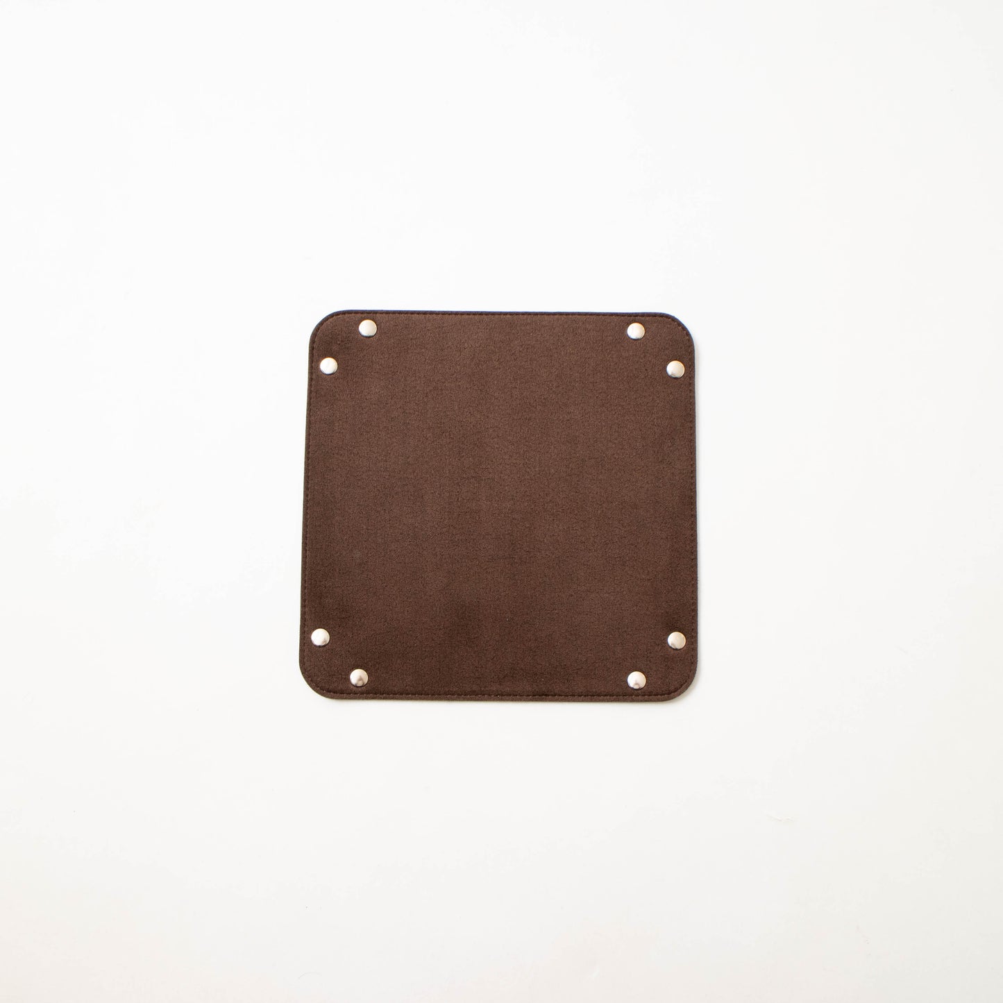 Square Tray navy×bottlebrown