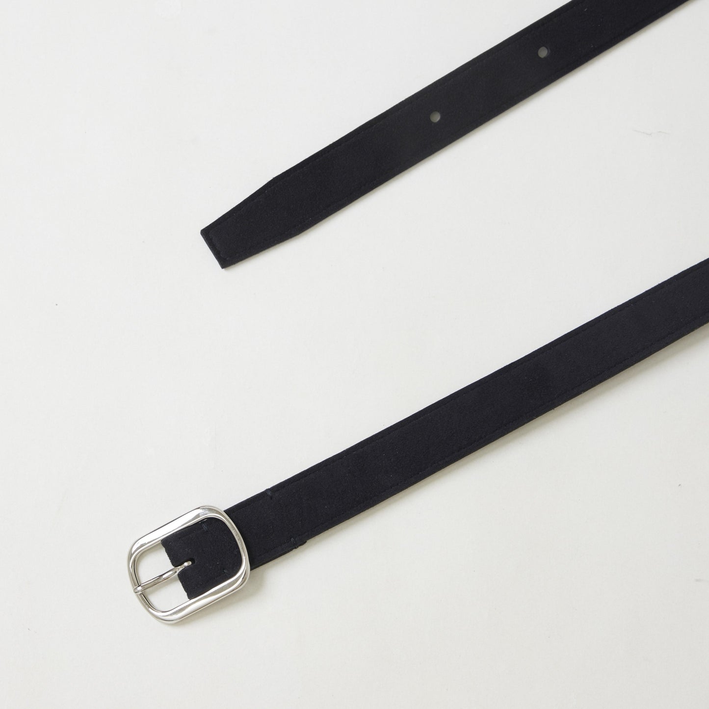 8 hole belt Black