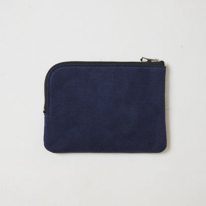 L-shaped zip pouch スモール navy