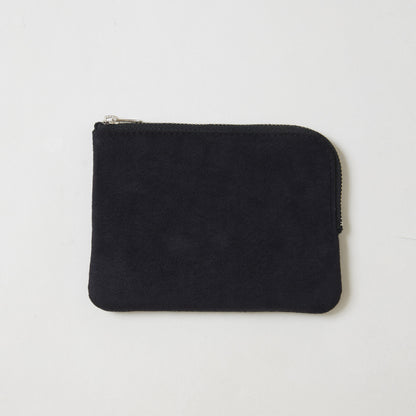 L-shaped zip pouch スモール Black