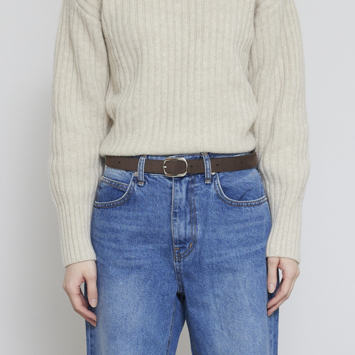 8 hole belt bottlebrown