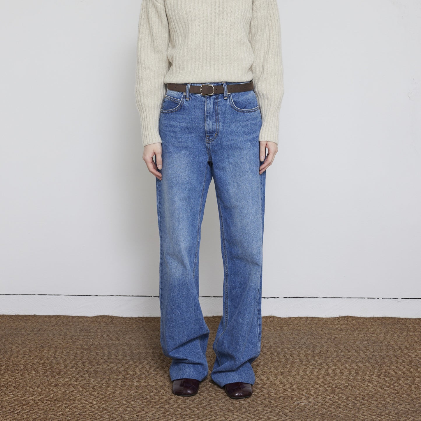 8 hole belt bottlebrown