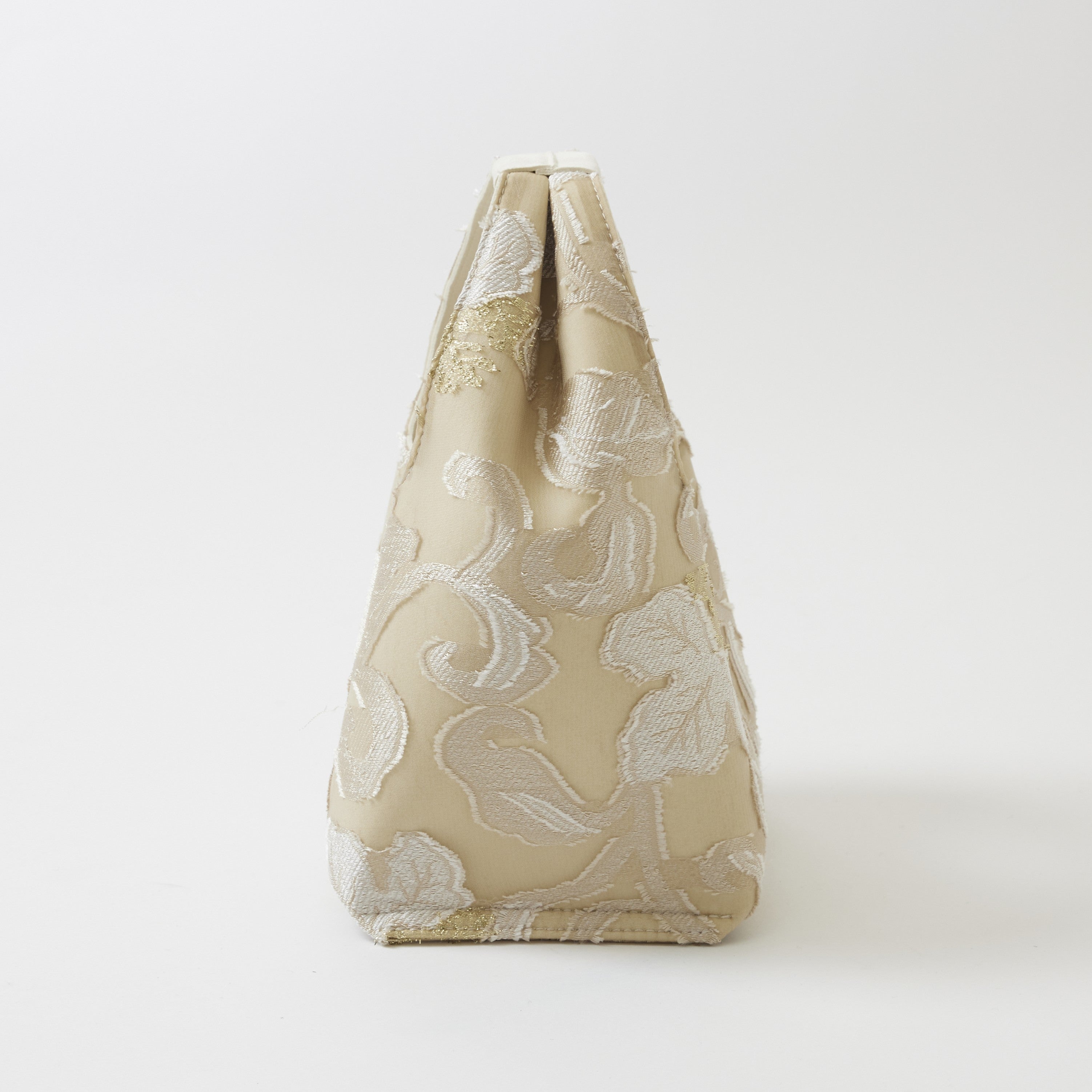 EBONY Collaboration ANNIE -Flower Cut Jacquard- beige × white