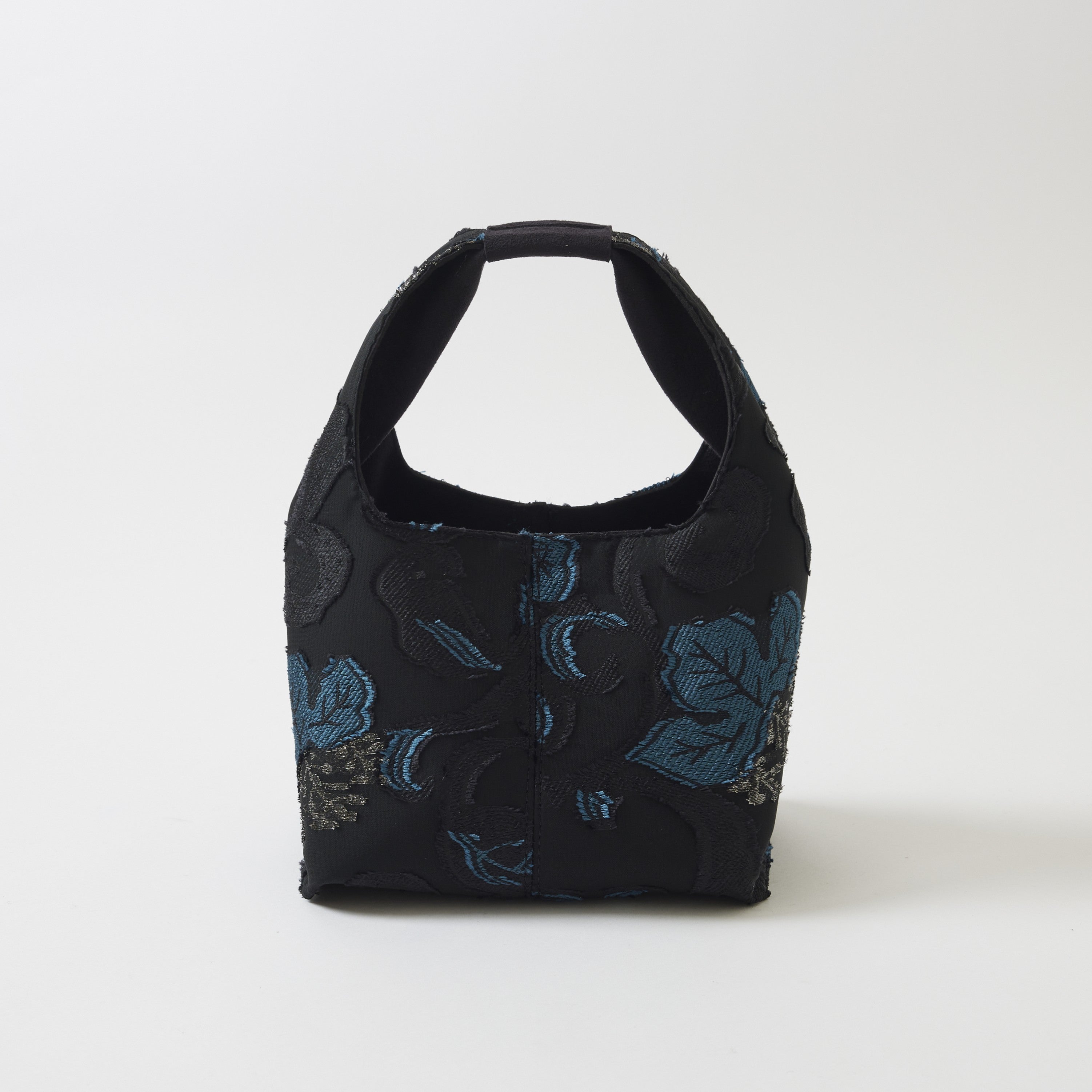 EBONY Collaboration ANNIE -Flower Cut Jacquard- black × blue