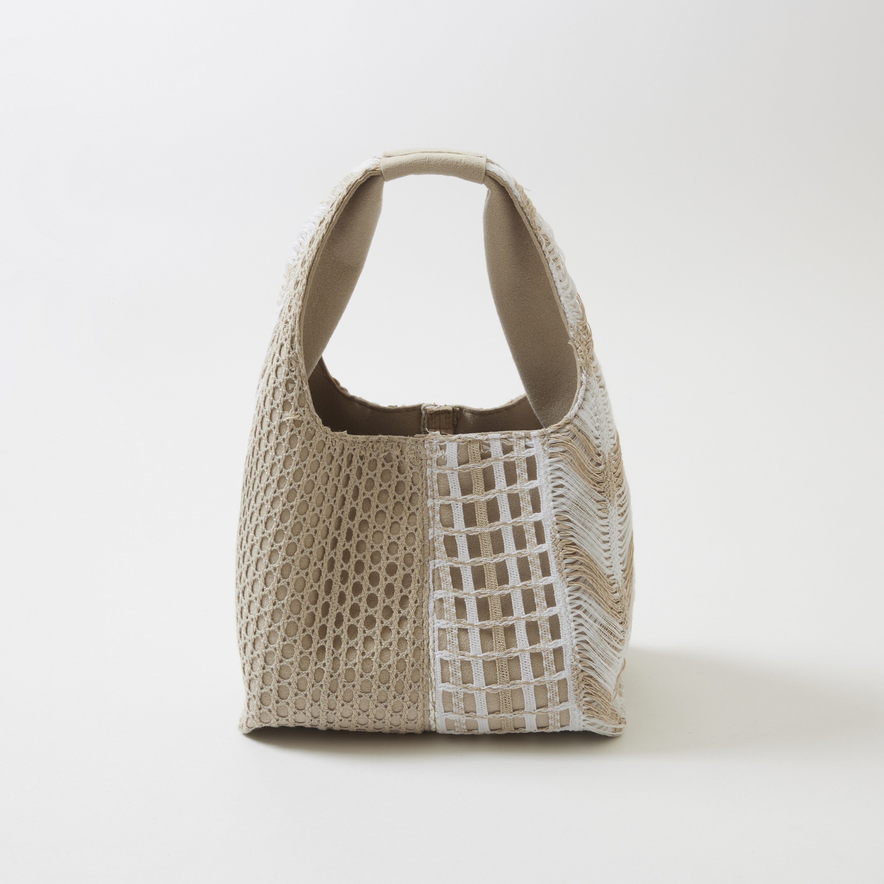 EBONY Collaboration ANNIE -Mix Lace- beige × white