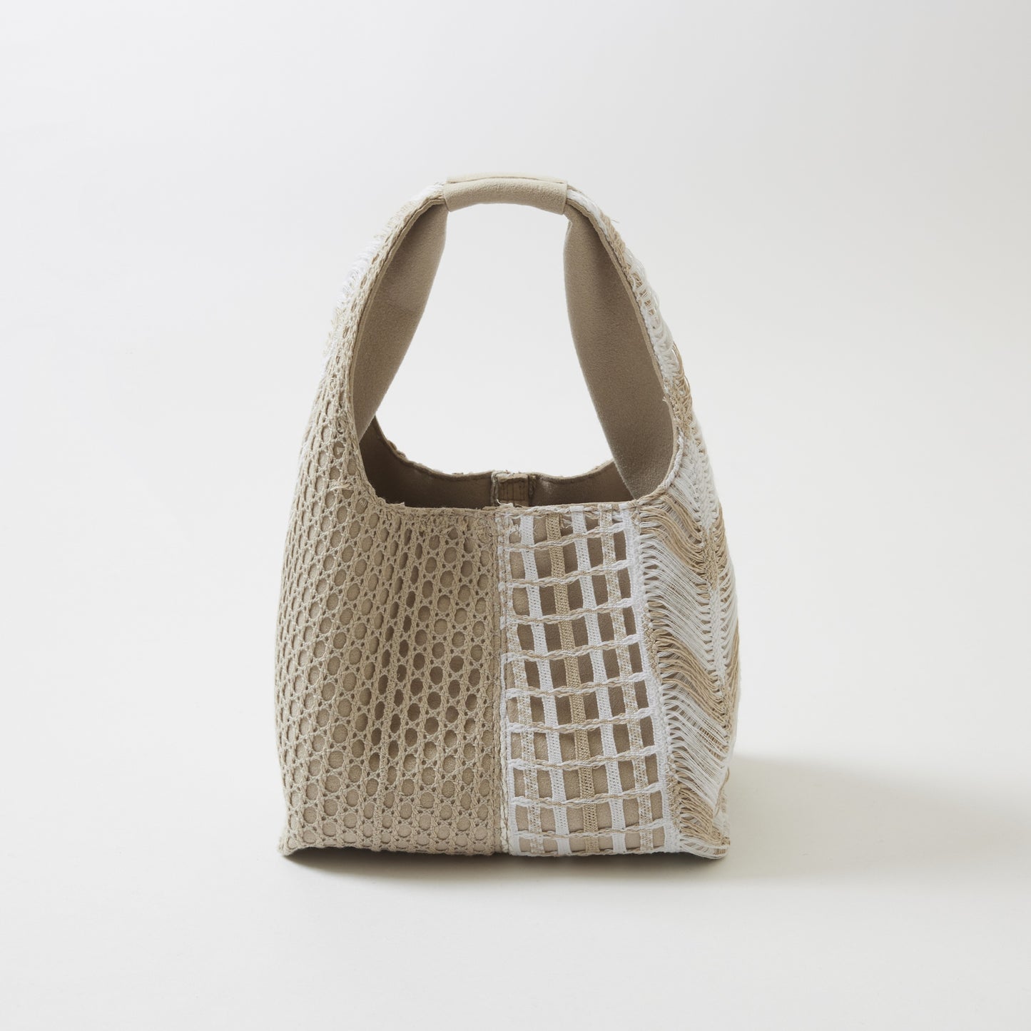 EBONY Collaboration ANNIE -Mix Lace- beige × white