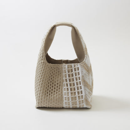 EBONY Collaboration ANNIE -Mix Lace- beige × white