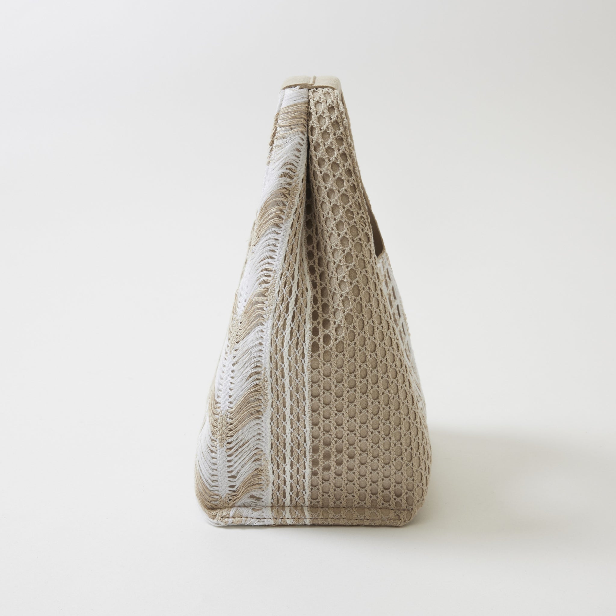 EBONY Collaboration ANNIE -Mix Lace- beige × white