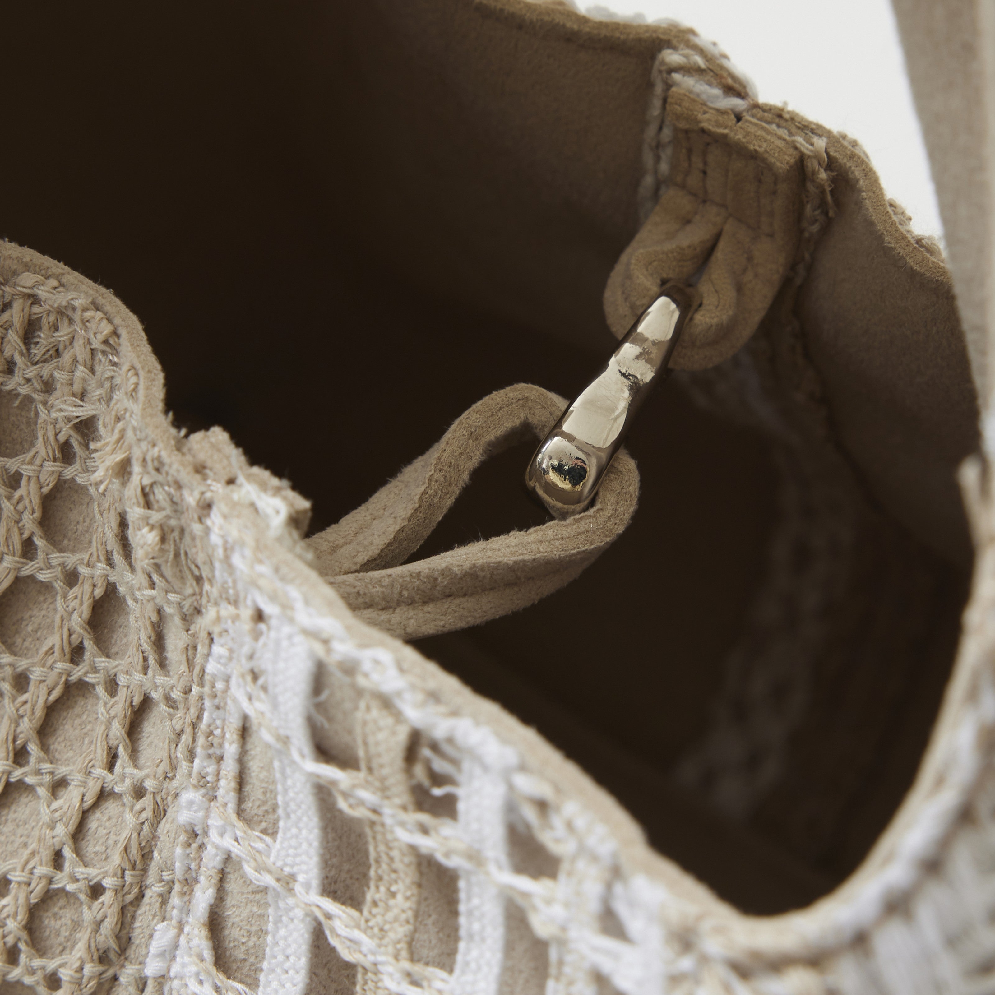 EBONY Collaboration ANNIE -Mix Lace- beige × white