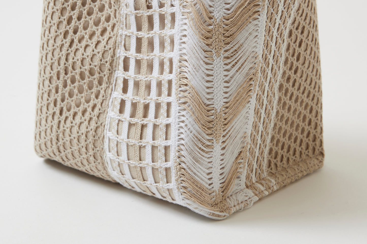 EBONY Collaboration ANNIE -Mix Lace- beige × white