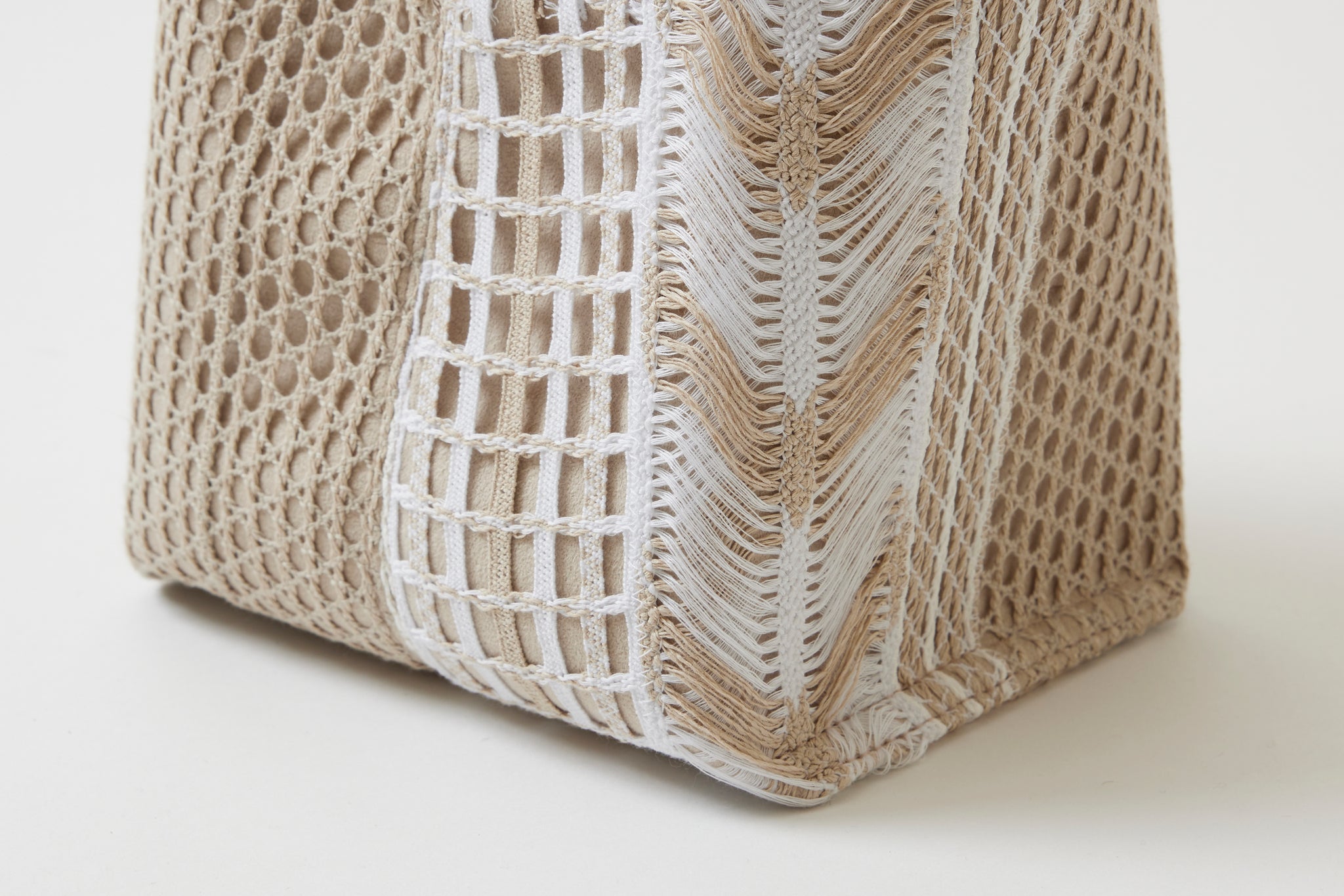 EBONY Collaboration ANNIE -Mix Lace- beige × white