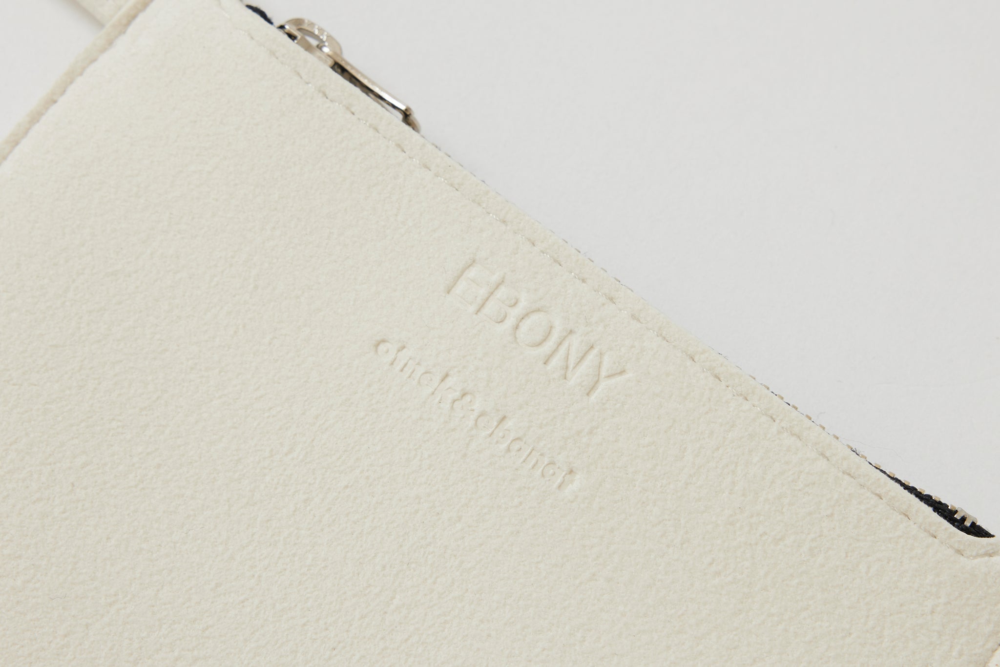 EBONY Collaboration ANNIE -Flower Cut Jacquard- beige × white