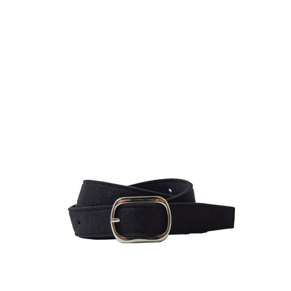 8 hole belt Black
