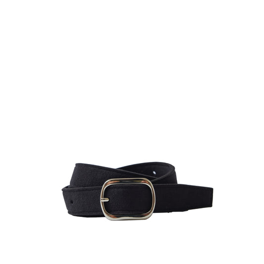 8 hole belt Black