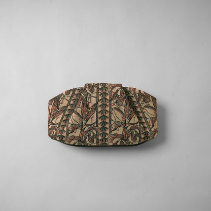 SUNA small Flower Embroidery camel × black