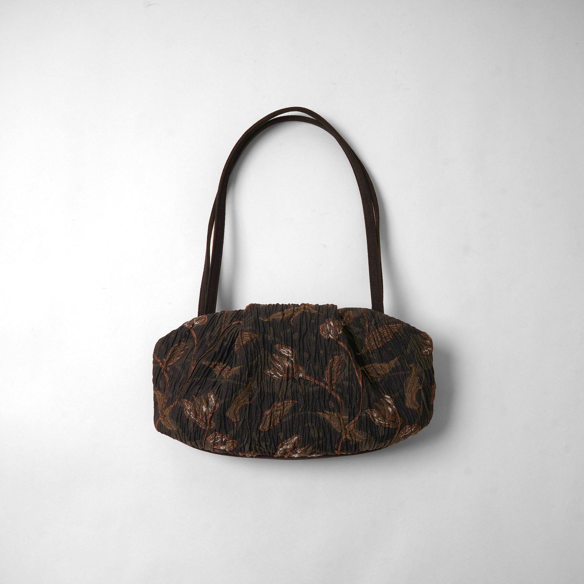 SUNA スモール Layered Motif Jacquard black