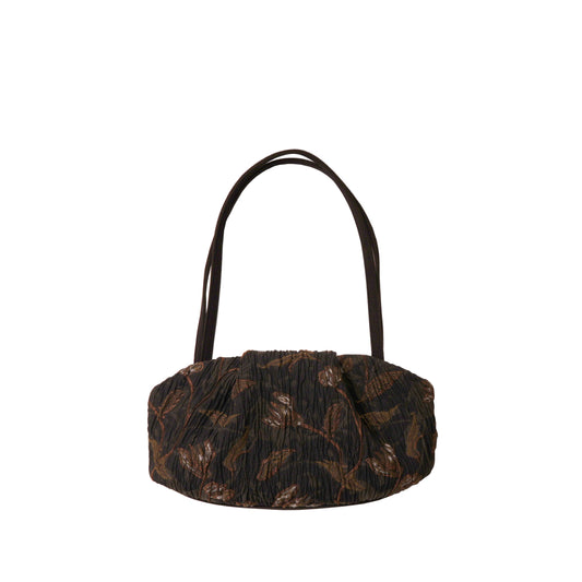 SUNA スモール Layered Motif Jacquard black