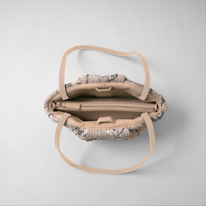 SUNA small Layered Motif Jacquard beige