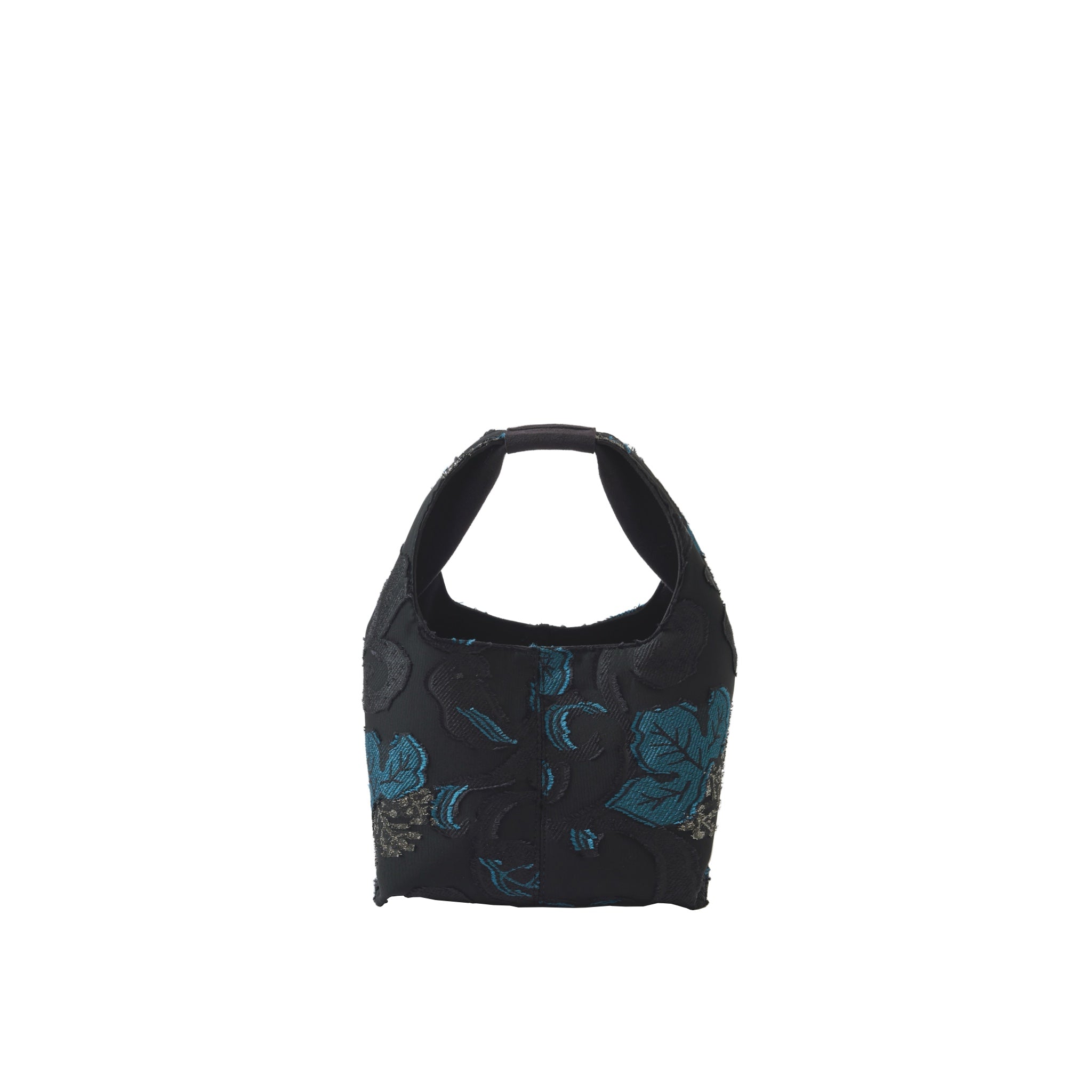 EBONY Collaboration ANNIE -Flower Cut Jacquard- black × blue