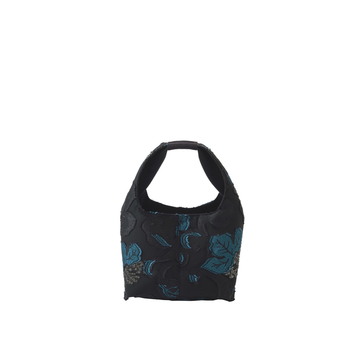 EBONY Collaboration ANNIE -Flower Cut Jacquard- black × blue