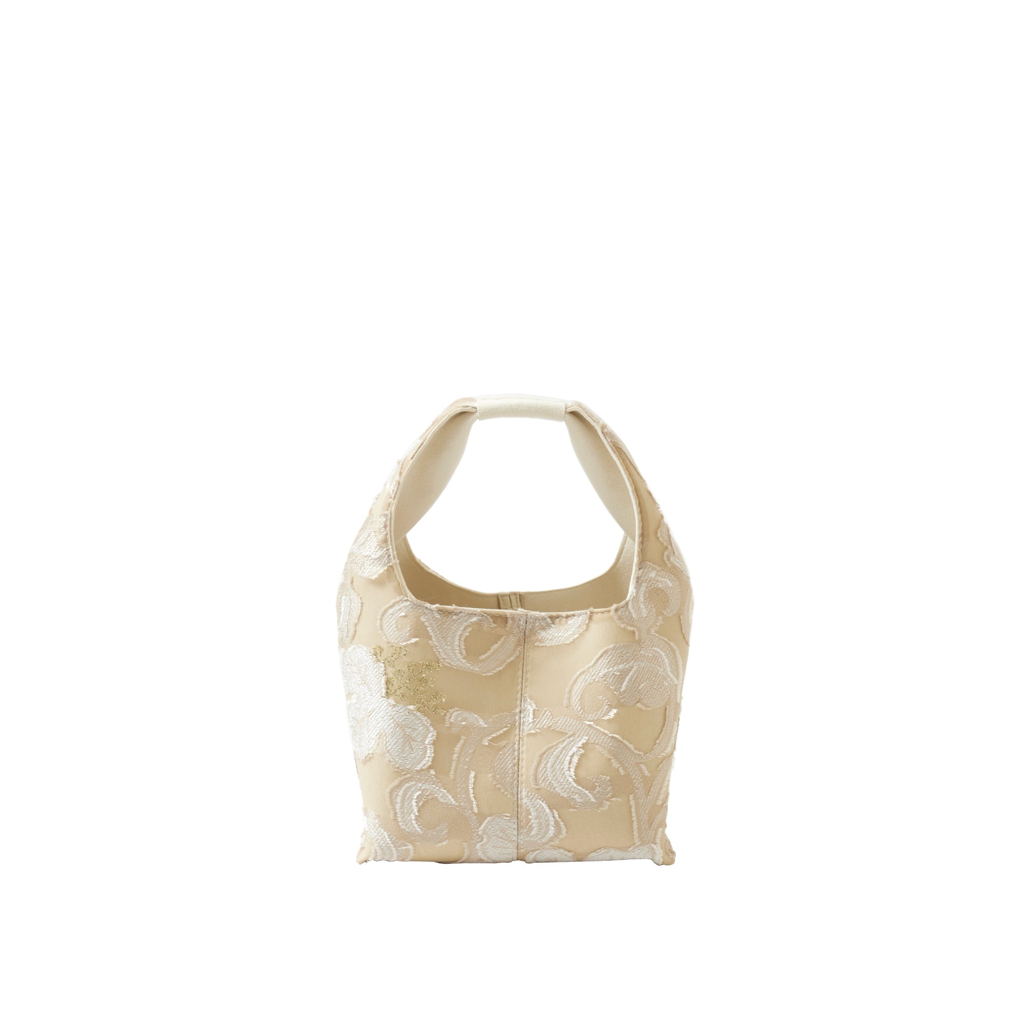 EBONY Collaboration ANNIE -Flower Cut Jacquard- beige × white