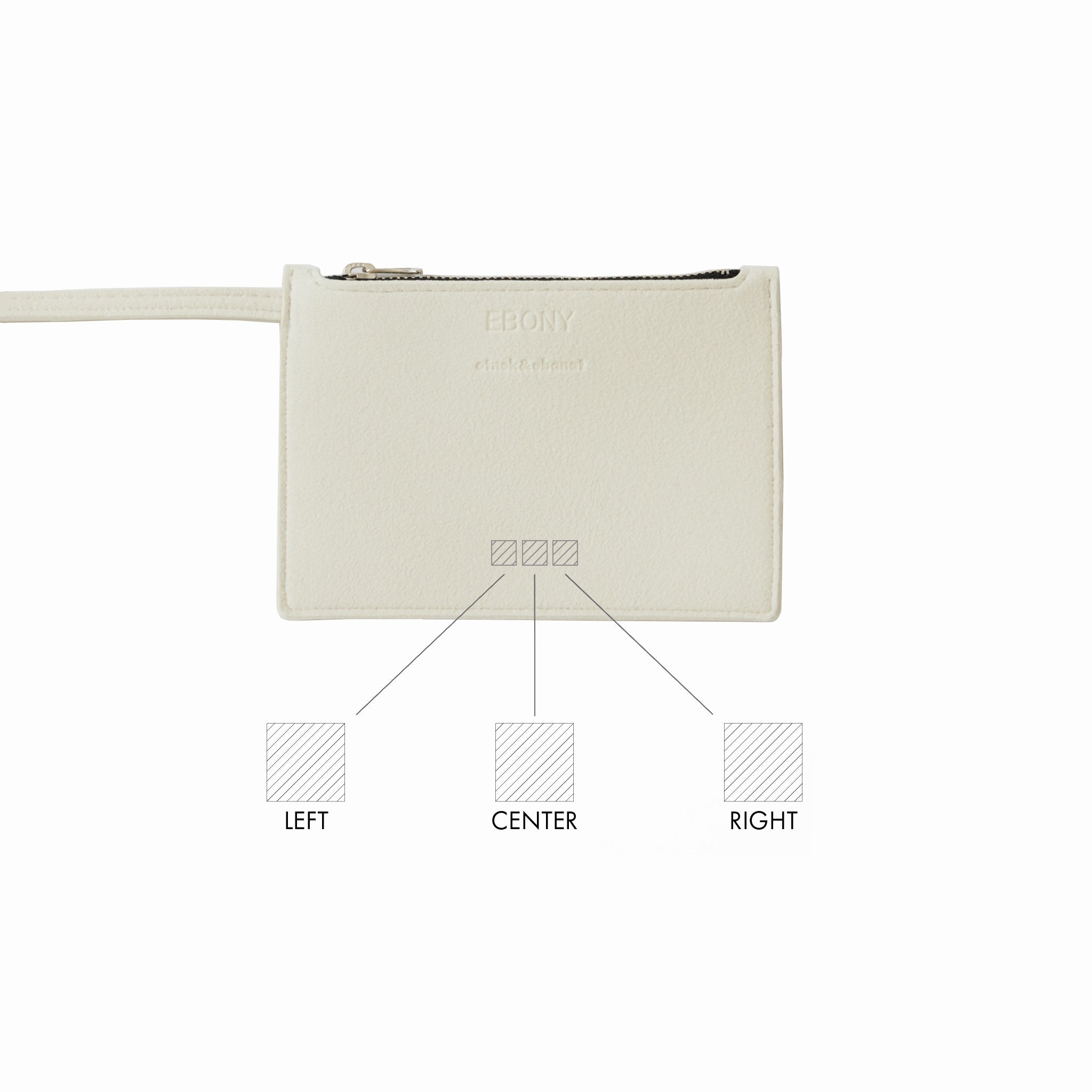 EBONY Collaboration ANNIE -Flower Cut Jacquard- beige × white